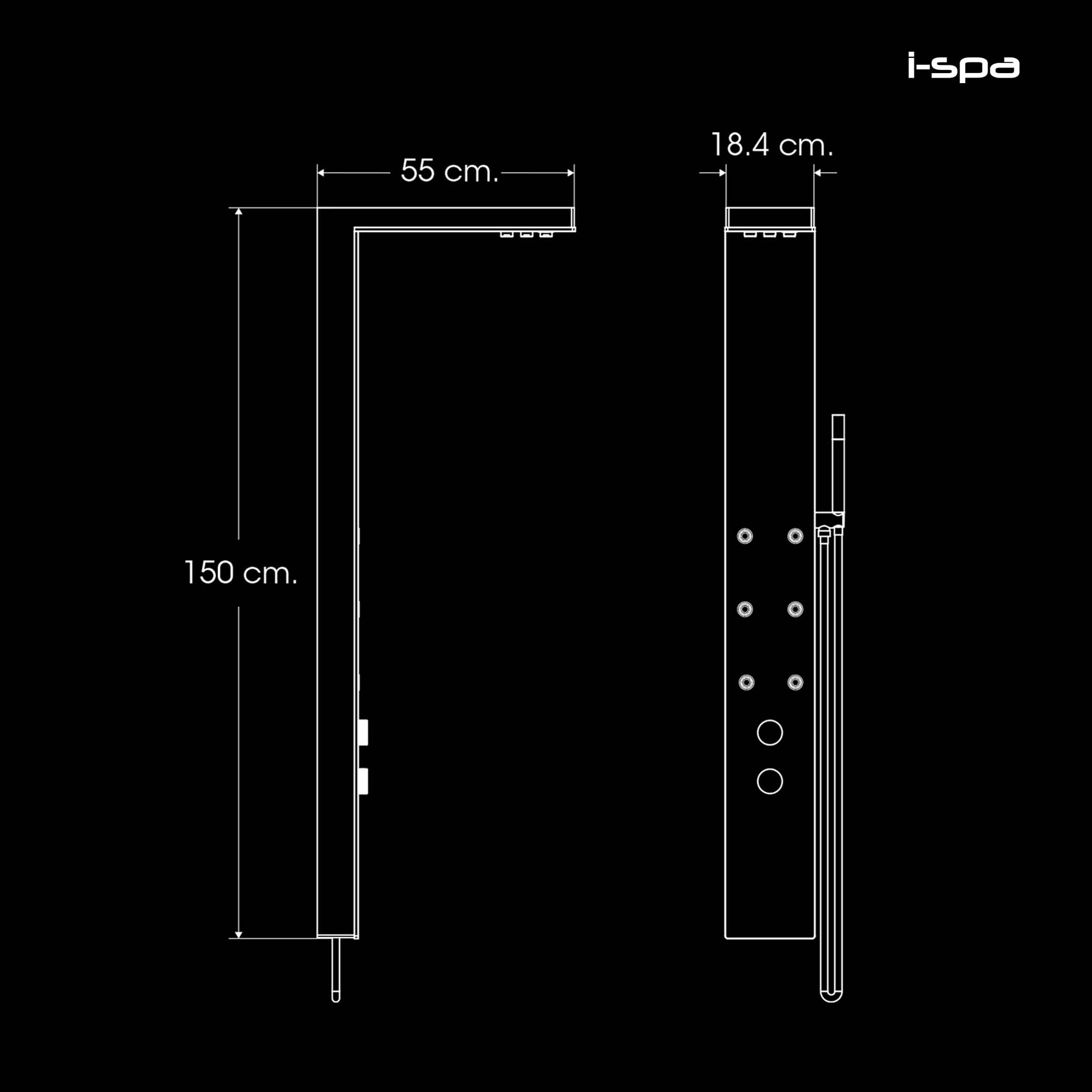 Genesis Max Shower Panel